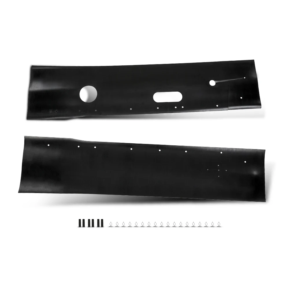 

Engine Well Frame Rail Splash Shields Seals Fits 1972-1980 Dodge Truck 2Wd D Series Rubber Washable Durable Sturdy Strong