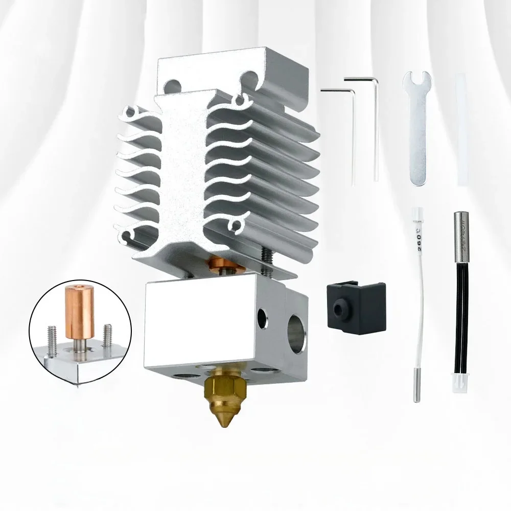 Zestaw aktualizacji Hotend Ender 3 V3 SE Zestaw bloku grzewczego Bimetaliczna głowica drukująca wysokotemperaturowa do drukarki 3D Ender3 V3 Se — zdjęcie produktu 7