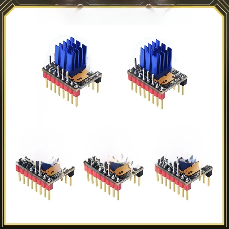 5PC BIGTREETECH TMC2209 V1.3 sterownik silnika krokowego UART + 5pc Protector części drukarki 3D TMC2208 rampy 1.4 SKR V1.4 Turbo MKS pokładzie — zdjęcie 2