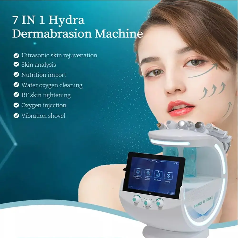 2024 7 in 1 Skin Aqua Peeling Hydra Dermabrasion Multifunction Microdermabrasion Hydrofacials Hydrodermabrasion Facial Machine