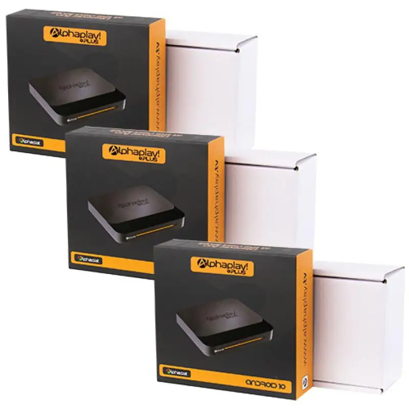 Alphasa Play Ultra HD 16GB 2GB RAM جهاز استقبال Wi-Fi TvBox Converter-2024 إطلاق