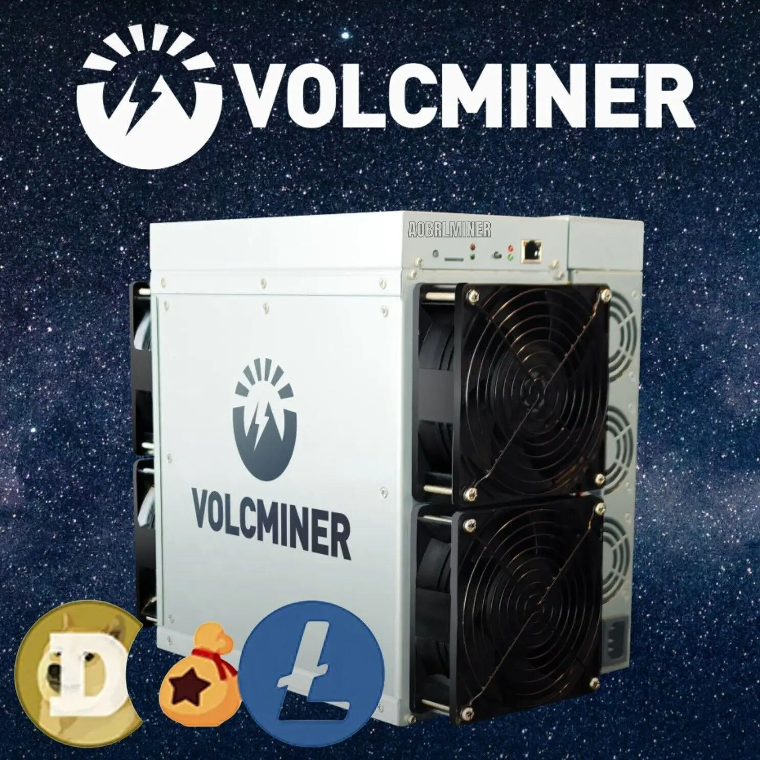 DISCOUNT SALES!!! New VolcMiner D1 Miner 17GH DOGE LTC BELLS 3900W