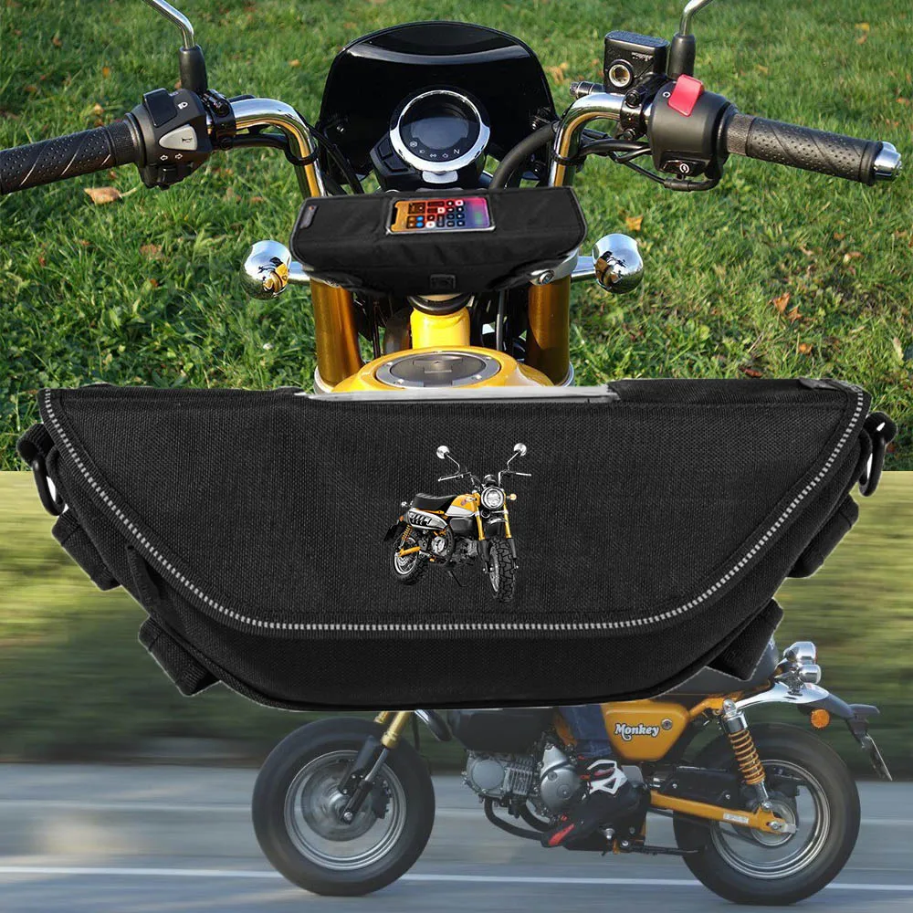 For Honda Monkey 125 monkey 125z Motorcycle accessory  Waterproof And Dustproof Handlebar Storage Bag  navigation bag