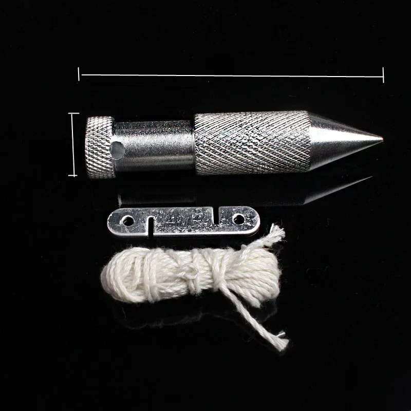Maçonneuses droites Silverline Plumb Bob + ligne de 15 pieds outils de bricolage à la main maçonneuses en argent outils de bricolage à main droite lignes de plomb