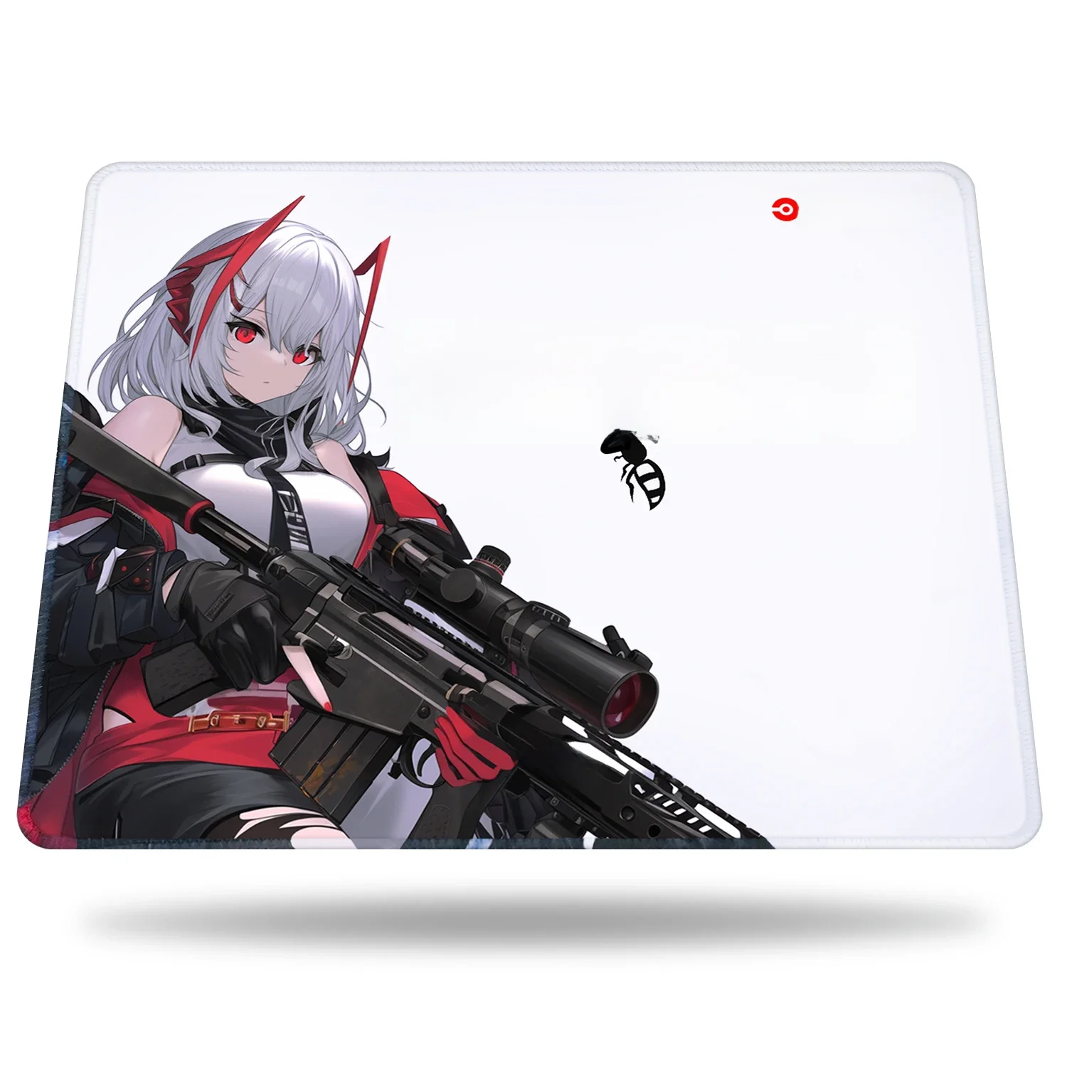 EXCO Mouse Pad Gaming with Stitched Edge Non-Slip Rubber Base Smooth Cloth Computer Mousepad for Office Home Laptop Portable