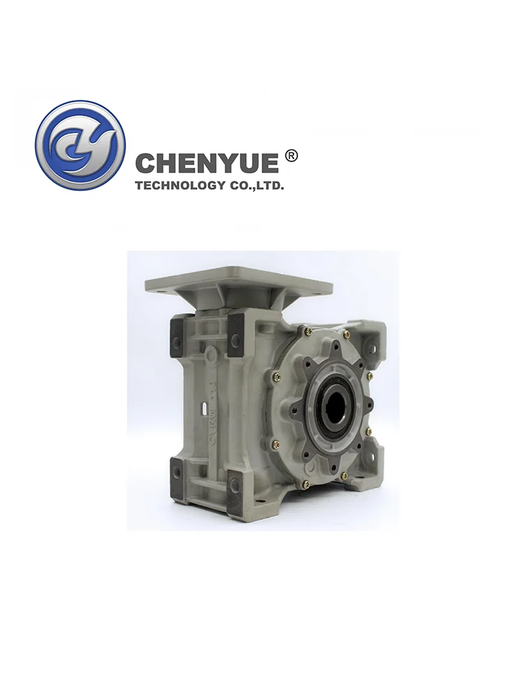 CHENYUE Worm Gearbox NMRW110  CYRW110 Input 19/24/28/38 Output 42mm Ratio 5-100  Tin BronzeFree Maintenance