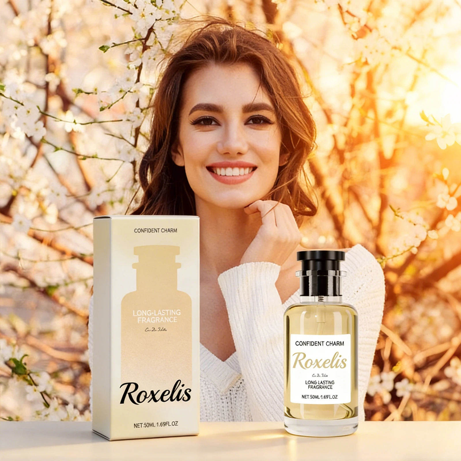 

Roxelis 50ml Woody Bergamot Eau De Toilette - Elegant Fresh Charming Daily Perfume Spray for Men Elegant Fragrance for Daily