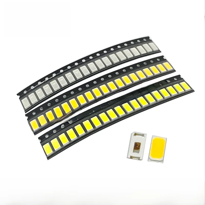100 sztuk/partia SMD diody LED 5730 zielony czerwony ciepły biały lód niebieski żółty różowy fiolet-uv pomarańczowy 0.5W — zdjęcie 2