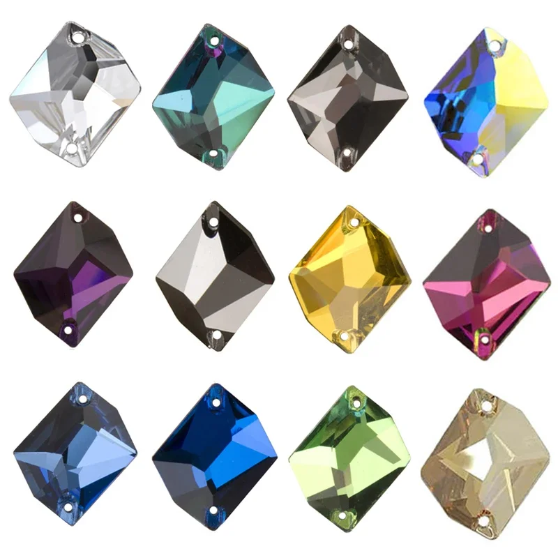 YANRUO 3265 Cosmic Flat Back Naai Kristallen Stenen Naaien Glas Strass DIY Losse Strass Voor Jurk - afbeelding 2