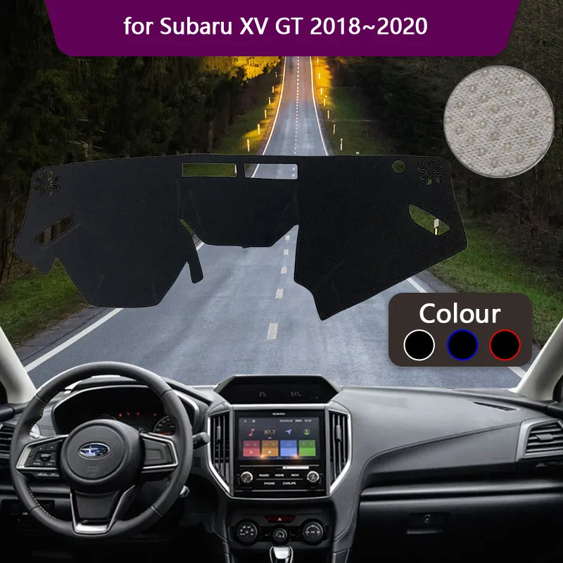 Dashboard Cover Board Mat Carpet Dashmat for Subaru XV GT 2018 2019 2020 Sunshade Pad Anti-dirty Anti-sun Cushion Car Sticker