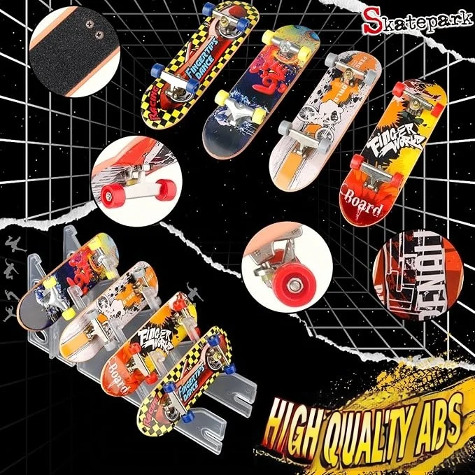conjunto-de-skate-de-dedo-skate-de-ponta-de-dedo-pista-profissional-mini-skate-de-dedo-brinquedo-infantil-para-alivio-do-estresse