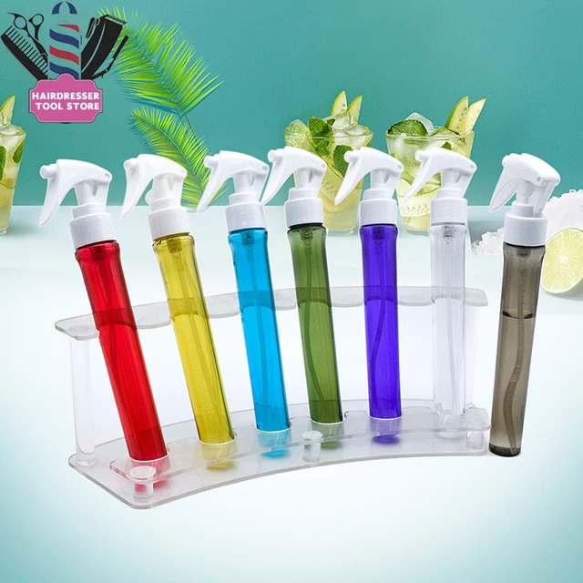 30ml plastikowy atomizer do perfum z możliwością wielokrotnego napełniania spust drobne zamgławianie konewka Mini przezroczysta butelka z rozpylaczem Salon fryzjerski narzędzie