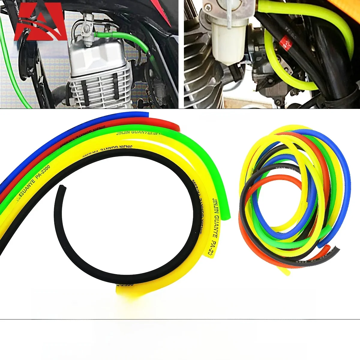Pièces universelles pour moto, VTT, scooter, tuyau en caoutchouc universel pour carburateur, résistant à la température, 1M, 3M, 5M, 10M, tuyau de couleur pour l'huile
