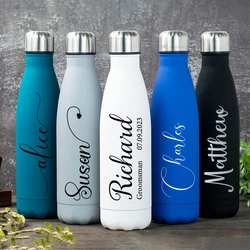 Personalized Outdoor Camping Sports Water Bottle Gym Customized Insulating Cup Coke Bottle Single Party Bridesmaid Gift