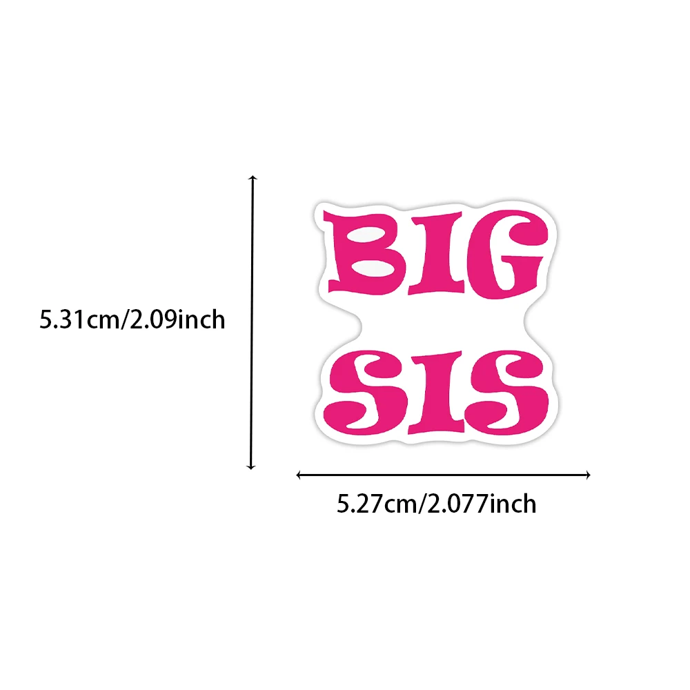 50PCSBig Sister ملصق الكتابة على الجدران الديكور الغيتار اللوحي DIY الأمتعة المحمول جراب هاتف لعبة ملصق مضاد للمياه