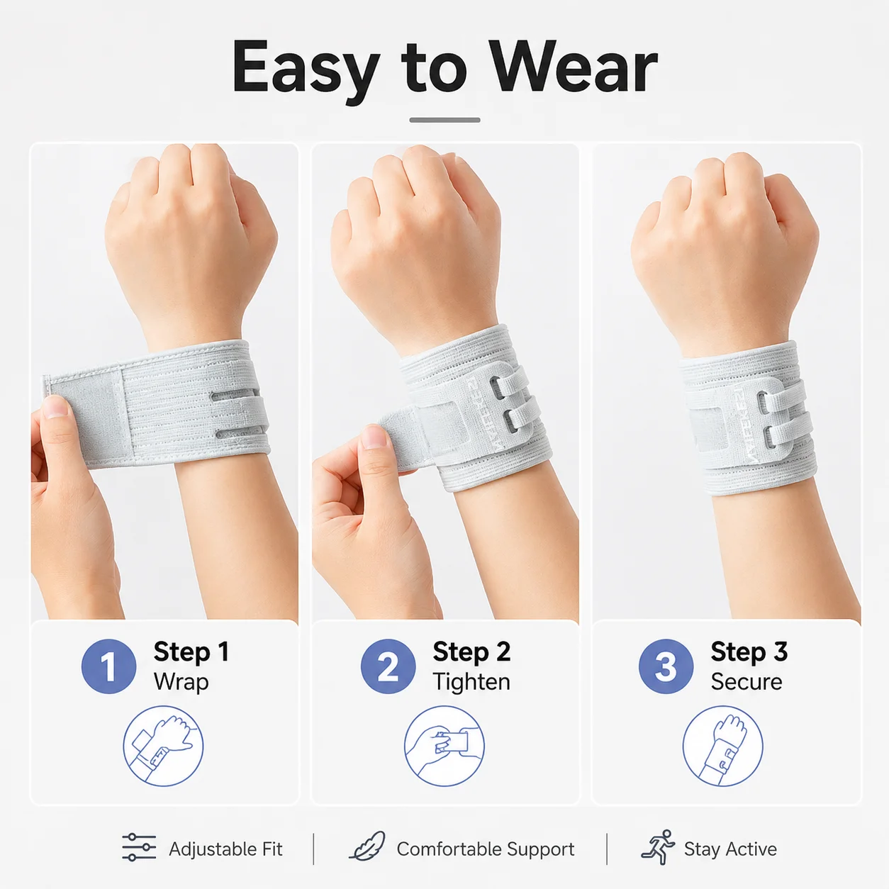 Gym Wrist Wraps for Weight Lif - đánh giá và giá Wrist Wrap Support
