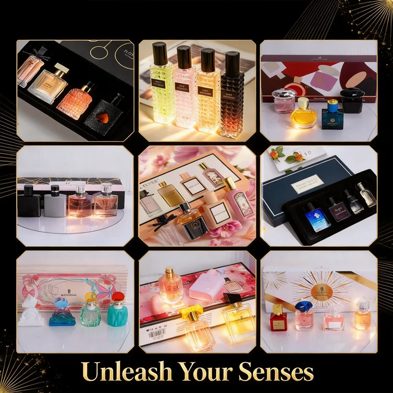 

Spring Summer Hot Sale Perfume 4Pcs Gift Set For Men Women Long Lasting Fragrance Eau De Toilette Cologne Ideal For Daily Use &