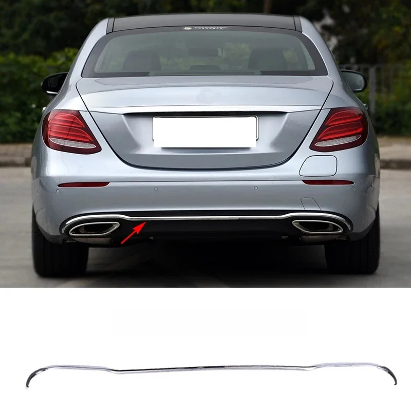 Für Mercedes Benz E-Klasse W213 E200 E350e E220d A 2138850321   Verchromter, verchromter Spoiler-Diffusor für die hintere Stoßstange