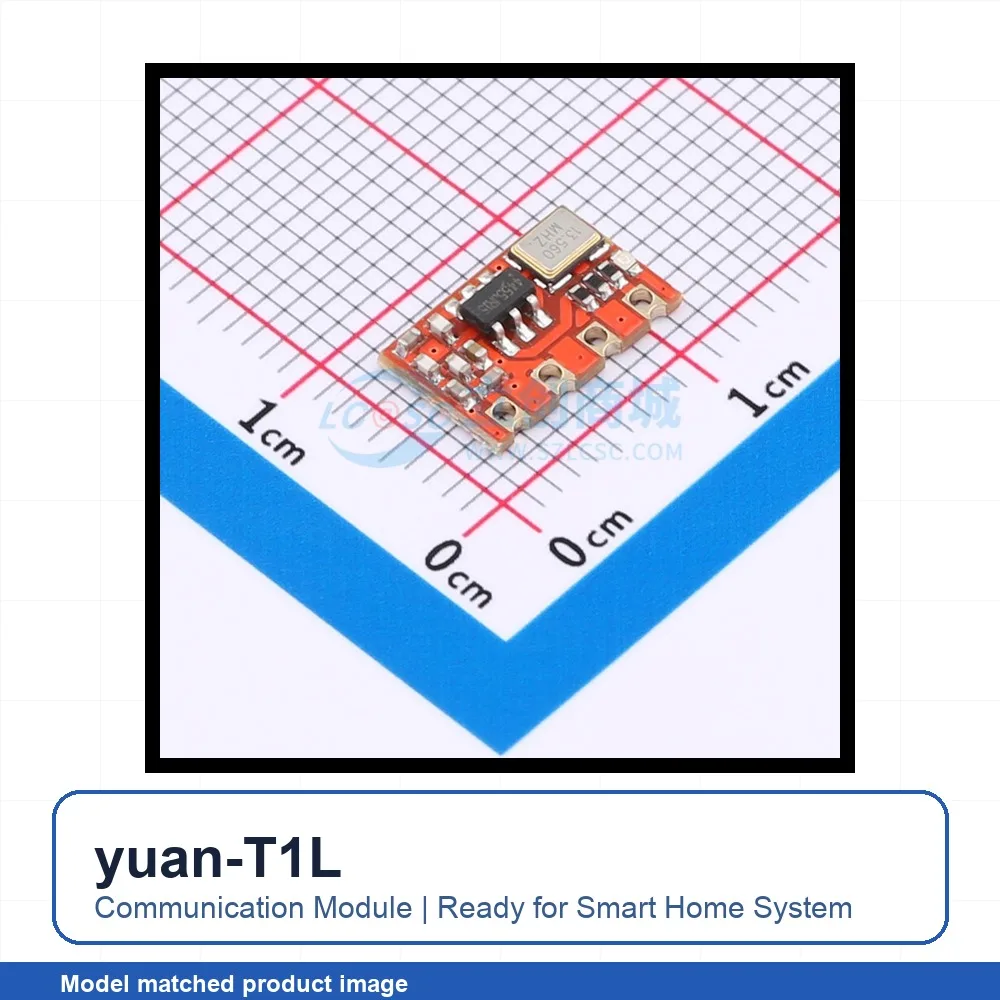 16pcs yuan-T1L SMD transmitter 315MHz 433.92MHz ASK OOK RF Wireless Communication Module for Smart Home System