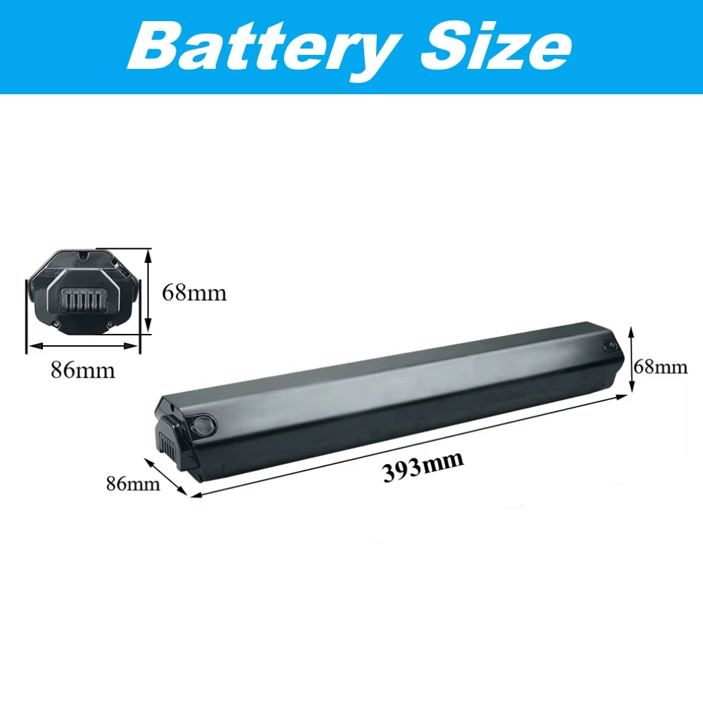 بطارية متكاملة 36 فولت 13Ah 15Ah 16Ah 17.5Ah لسلسلة Apache A-POWER I4 2020 Crussis 7.5 8.5 9.5 Ctm BaFang دراجة كهربائية