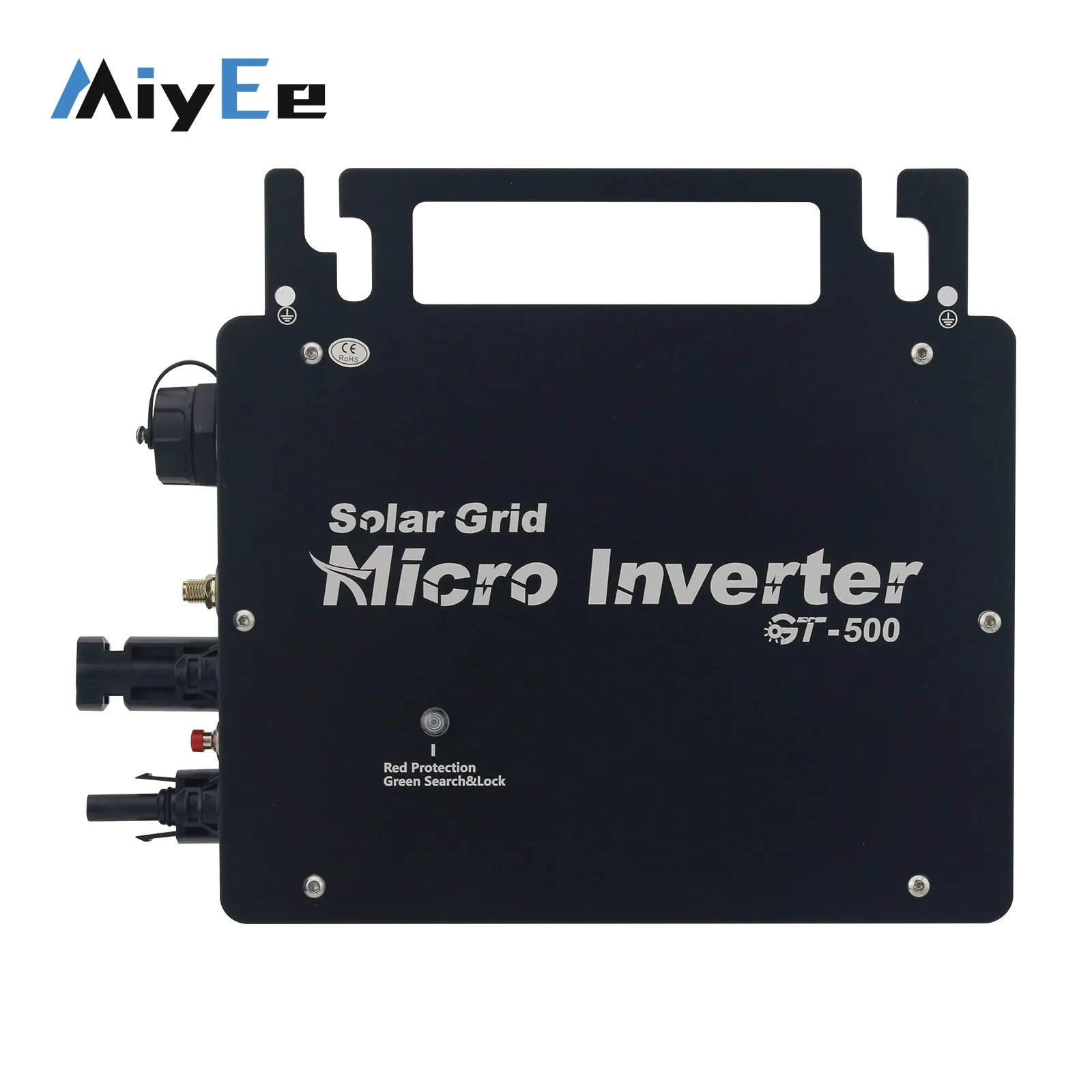 200w/300w/350w/400w Intelligent Solar Grid Micro Inverter Ultra-thin Version 22V-48V MPPT Aluminum Alloy Wide Voltage Inverter