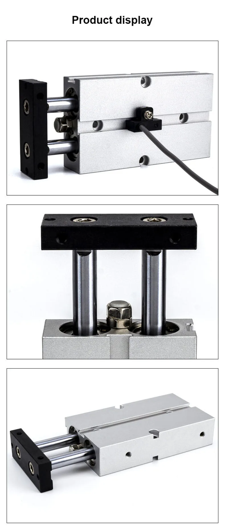 Doppelstangenzylinder der TN-Serie, doppeltwirkend, Bohrung 10/16/20/.../40 mm, Hub 10/20/30/.../500 mm – Detail 5