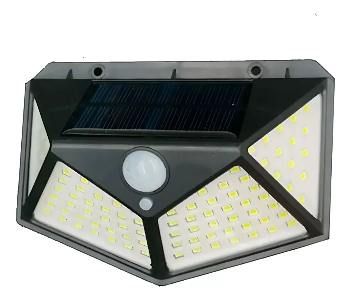 Luminária Solar Luz LED Sensor de Presença Parede Energia Solar Iluminação Externa 3 Funções Para Casa Jardim Outdoor Externo