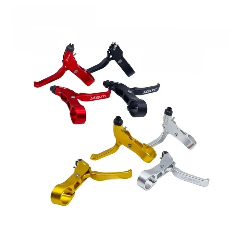AliExpress Litepro 91g Ultralight Folding Bike Brake Levers For Brompton Birdy Brake Lever 22.2mm Handlebar C Caliper V Brake Lever