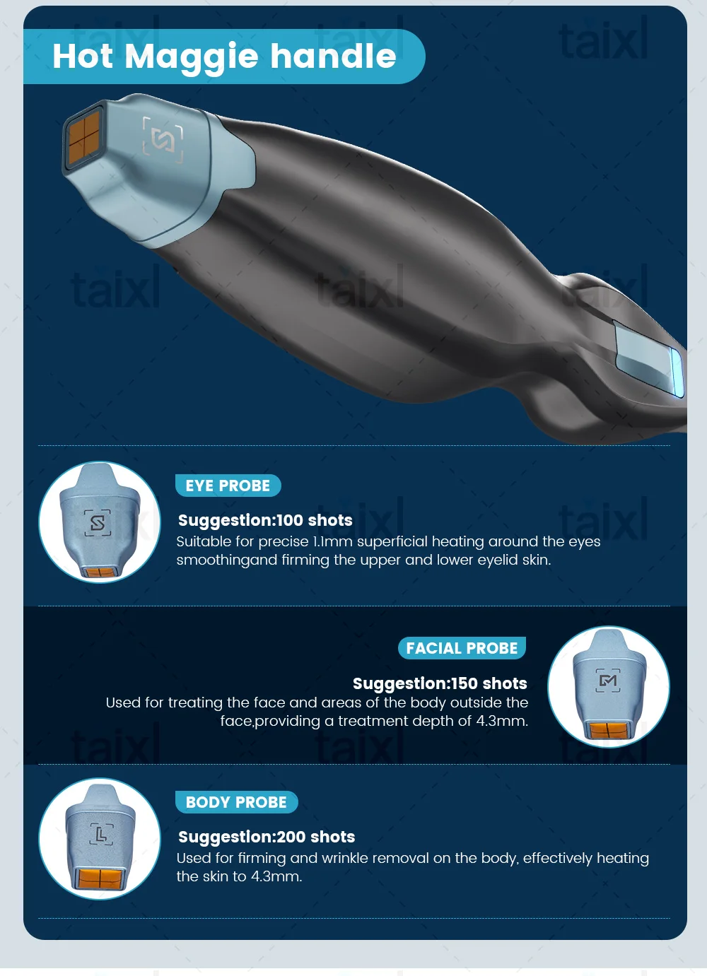 

Titanium alloy 3-in1 RF+ultrasonic bubble+Therma facial tightening and anti-aging beauty device