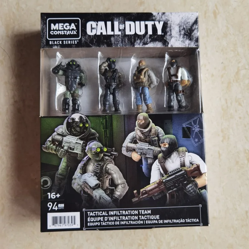 

Mega Construx Call of Duty Black TACTICAL INFILTRATION TEAM GYF91 NEW