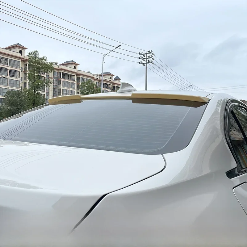 Ailes de Spomicrophone de Toit de Fenêtre Arrière en Carbone Noir, Accessoires de Tuning de Voiture pour BMW Série 3 F30 F35 F80 320i 325i 330i 2013 -- 2019