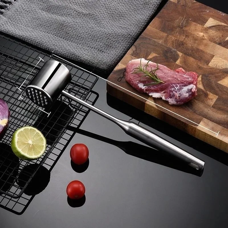 Hachoir à viande en acier inoxydable 304, attendrisseur de viande en vrac, pour la maison, Steak, porc, poulet, poitrine, outil pour viande en vrac