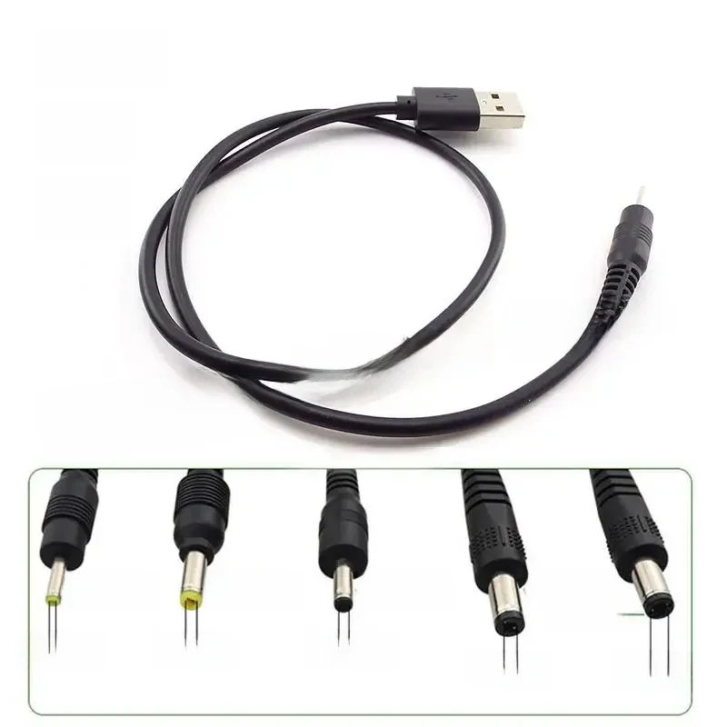 Prise USB A mâle vers DC 2.5 3.5 1.35 4.0 1.7 5.5 2.1 5.5 2.5mm prise d'alimentation Jack Type A câble d'extension connecteurs