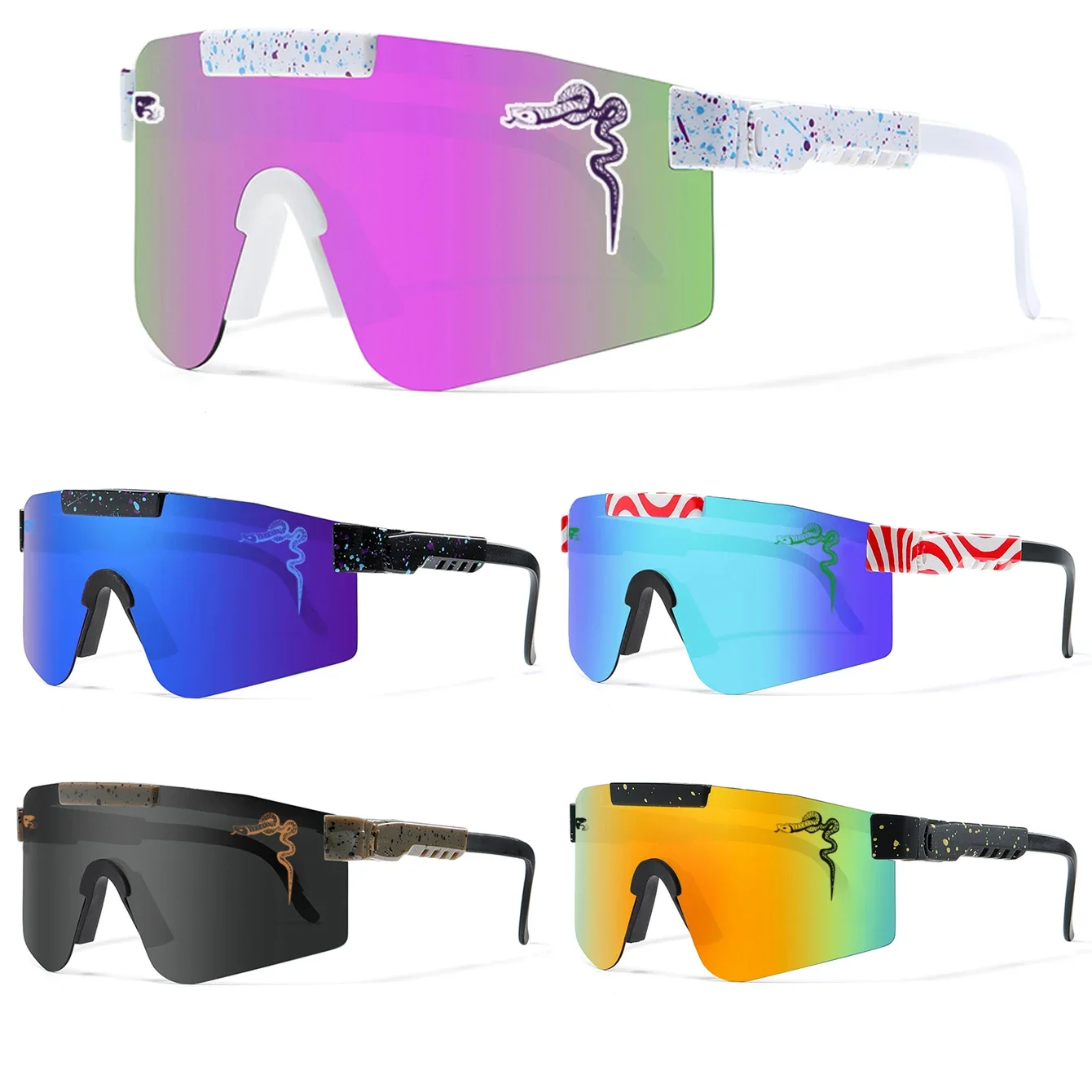 AliExpress PIT VIPER Men Women Sports Eyewear Cycling Sunglasses Outdoor Glasses Double Legs Bike Bicycle Wide View Mtb