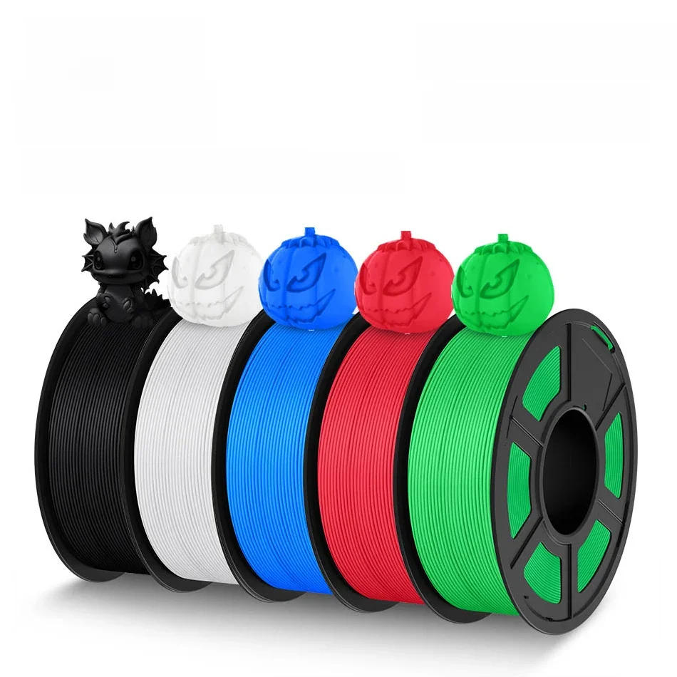 JAYO 3D-Drucker-Filament, PLA, matt, 1,75 mm, ordentlich gewickeltes 3D-Filament, PLA 1,1 kg, glatte, matte Oberfläche, 3D-Druckmaterialien