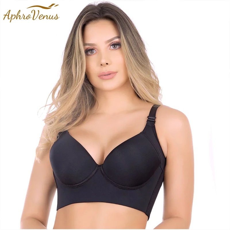 

Hide Back Fat Underwear Push Up Bras Women Deep Cup Bra Shaper Incorporated Full Back Coverage Lingerie Fajas