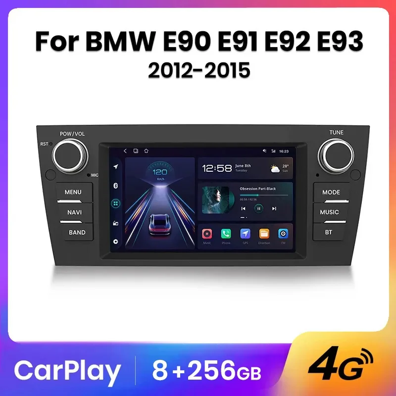 AWESAFE 7 inch  Car Radio For BMW E90 E91 E92 E93  2006-2012  DVD Multimedia GPS Navigation Android 11 2GB+32GB