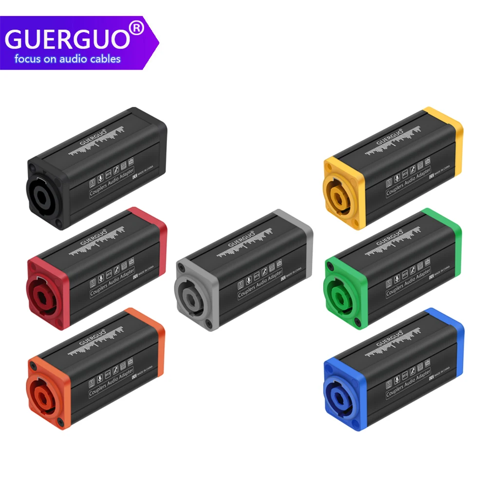 

1pc New Arrival 4Pins Female Speakon/PowerCon Connector Coupler Adapter Extender Audio Speaker Panel Mount Straight Connector