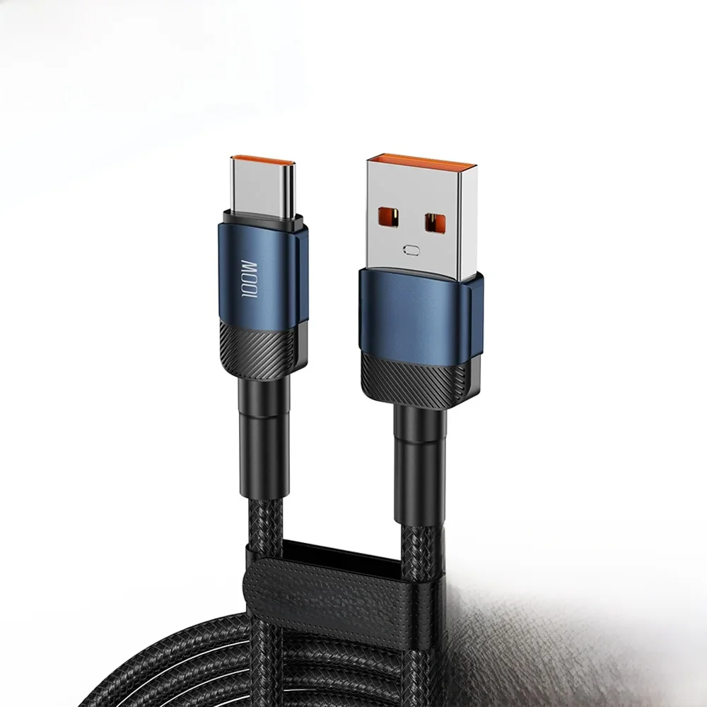 Toocki 6A Kabel USB do typu C do Huawei Xiaomi PD 100W Szybkie ładowanie Ładowarka USB C Przewód do szybkiego ładowania Samsung Oneplus — zdjęcie 2
