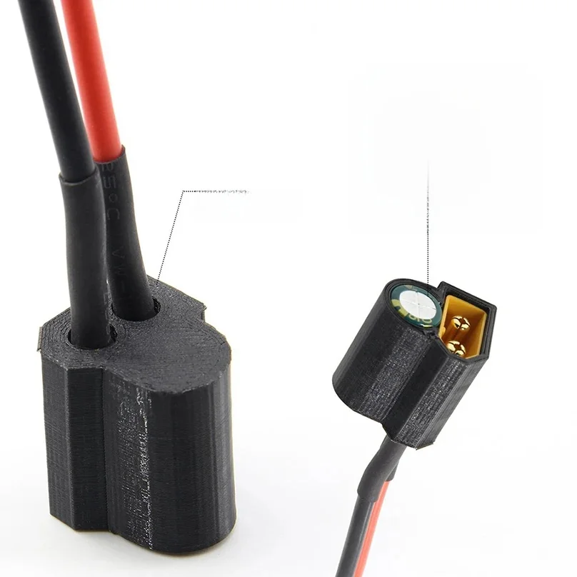 JMT 35V 1000uF XT60 condensateur de filtre 14AWG 100mm câble pour contrôleur de vol ECS RC Drone FPV course quadrirotor pièces