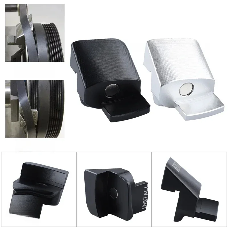 Kit d'outils d'installation de dissolvant de Service de ceinture extensible, pratique, Compact, conception monobloc, outil auxiliaire de réparation automobile