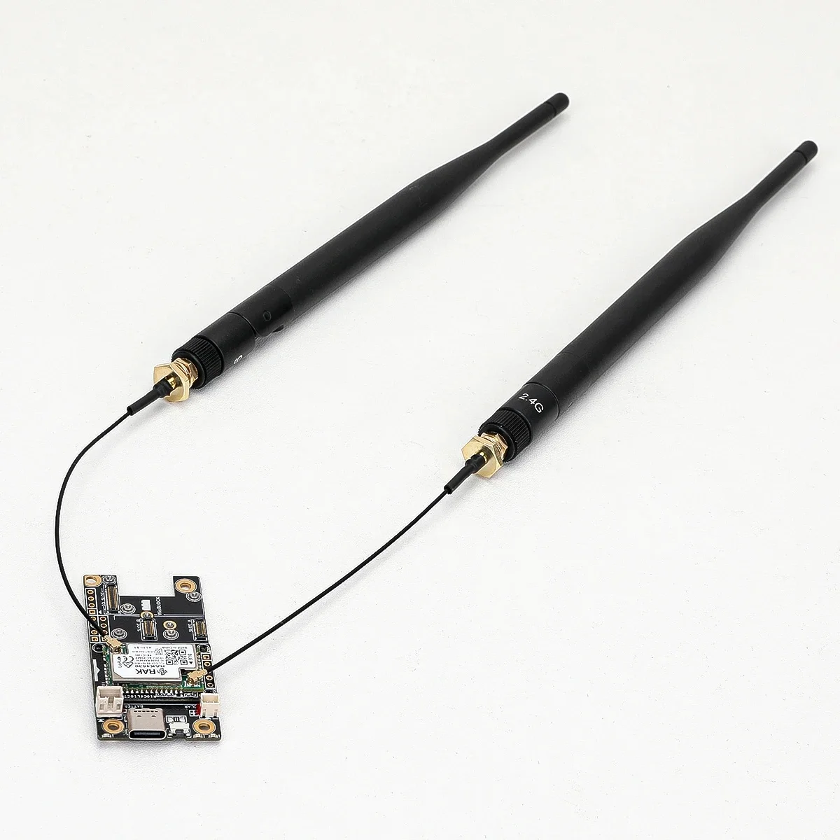 RAK4631 Meshtastic Meshcore Kit voor LoRaWAN draadloze SX1262 868MHz 915MHz LoRa module RAK19007 basisplaat met LoRa antenne - afbeelding 2