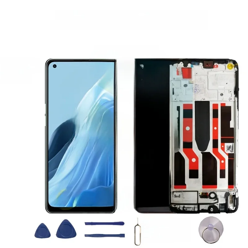 Dla OPPO Reno 8 Lite wymiana wyświetlacza ekranu 2400*1080 CPH2343 Reno 8 Lite LCD dotykowy Digitizer Assembly — zdjęcie 2