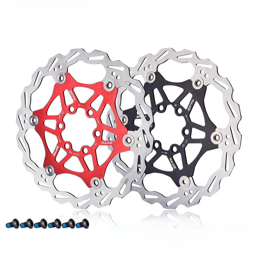AliExpress ZTTO MTB Disc Brake Rotor 180mm 160mm Floating Rotor Stainless Steel 6-Bolt Rotor Mountain Road Bike CX DH Hydraulic Brake rotor