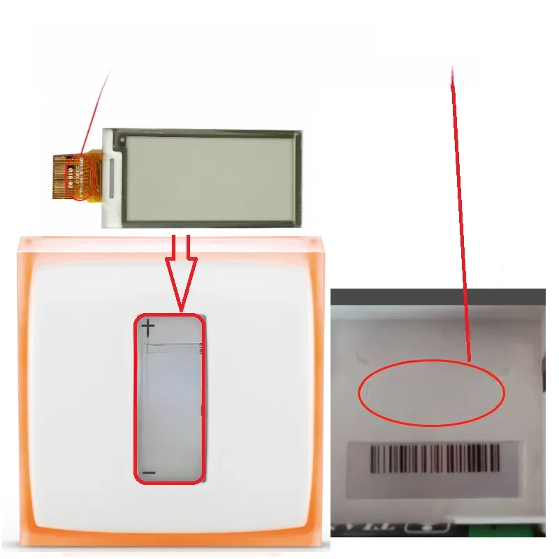 OPM021B1 wersja wyświetlacza dla Netatmo inteligentny termostat V2 NTH01 N3A-THM02 naprawa ekranu LCD — zdjęcie produktu 7