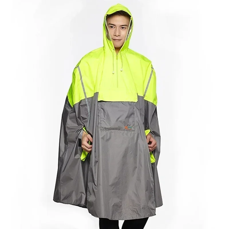 AliExpress NONE Hooded Rain Poncho Bicycle Waterproof Raincoats Cycling Jacket for Men Women Adults Rain Cover Fishing Climbing