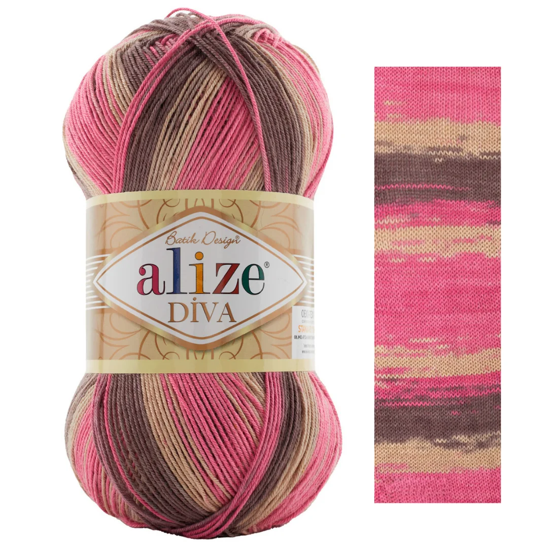 

Alize Diva Batik Soft Yarn for Knitting Crochet Thread Baby Yarn Scarf Yarn Shawl Yarn Sweater Yarn Yarnart Himalaya Amigurumi