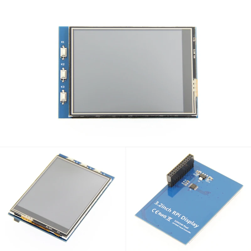 3.2 Inch Rapberry Pi Touchscreen Display 320X240 Pixel ILI9341 Driver 3.2" SPI TFT LCD Monitor for Raspberry Pi 3B/3B+