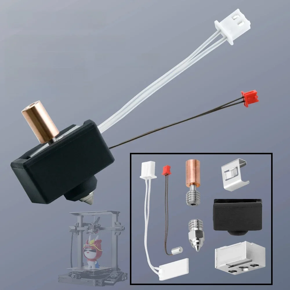 Zestaw Hotend do Creality Ender-3 S1/Ender-3 S1 Pro/Ender-3 S1 Plus/CR-10 Smart Pro, nowa ulepszona wersja Sprite Extruder Hot End do drukarki 3D — zdjęcie produktu 7