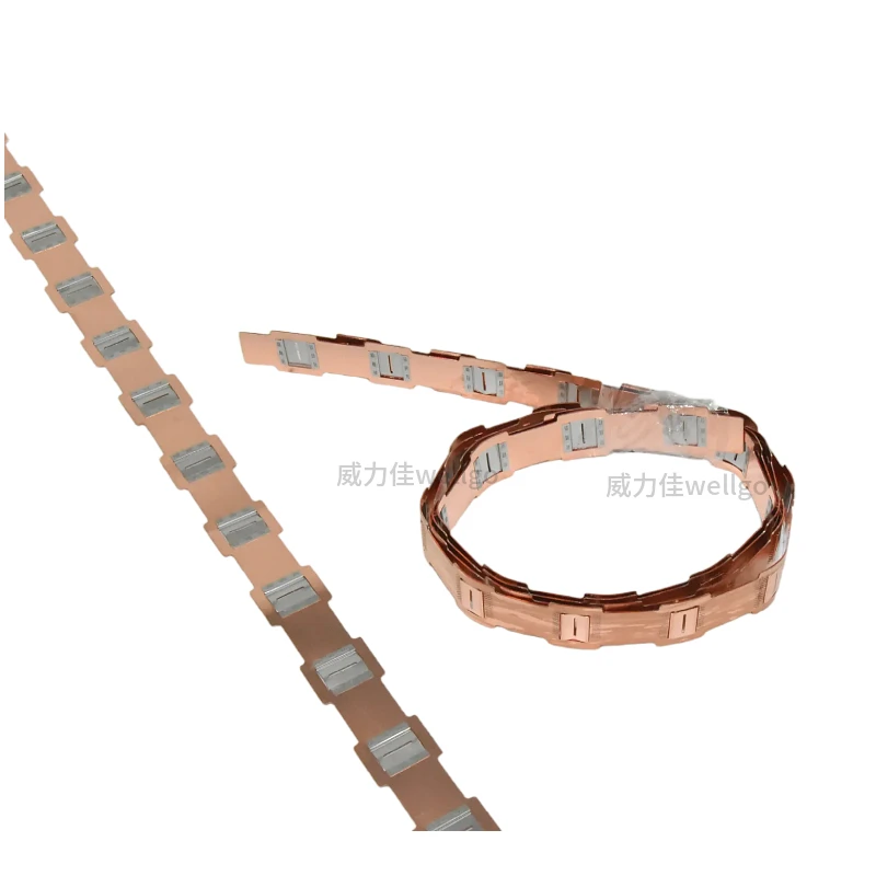 1PCS Power Battery Pack Busbar 32140/33140 1P Battery Welding Strip 34.5MM Copper Nickel Plated Busbar For Battery Connector